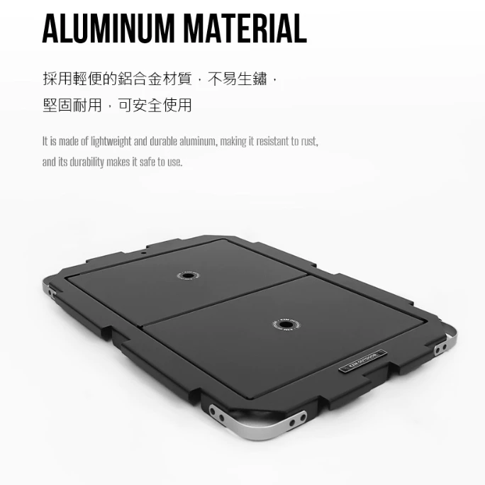 KZM ONE SERIES 2單位連接板【綠色工場】kazmi IGT單位桌板 桌板 鋁合金 單位板 黑化 可拼接桌