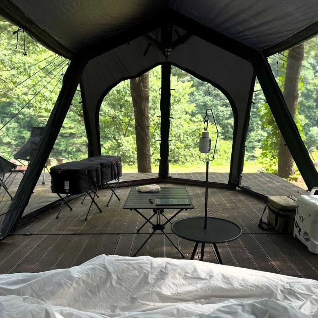 URBANSIDE｜EASY CABIN AIR TENT｜充氣式隧道帳 【綠色工場】充氣帳 氣柱帳 一房一廳 帳篷