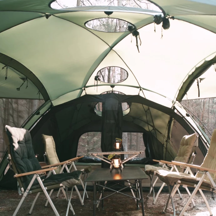 URBANSIDE｜STEGO｜ 劍龍圓頂帳【綠色工場】圓頂帳 圓頂庇護所 戰術龜背芋 一房一廳 別墅帳 風格露營