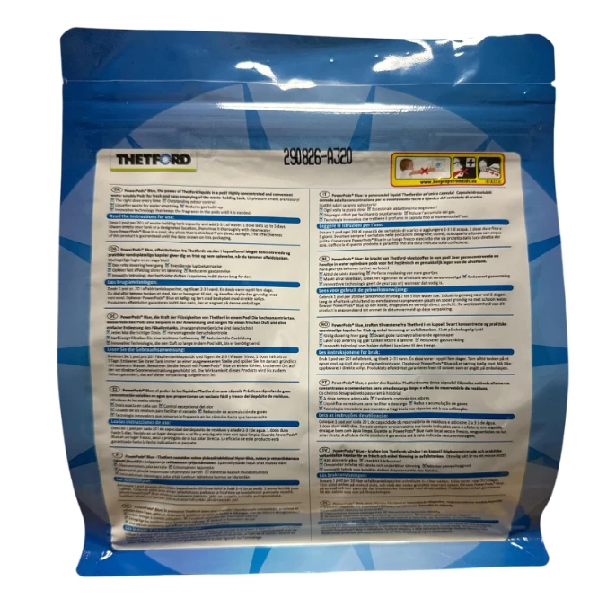 荷蘭THETFORD 膠囊分解劑(一包20入)【綠色工場】行動馬桶 行動廁所 下層專用 分解劑 消毒 分解 除臭