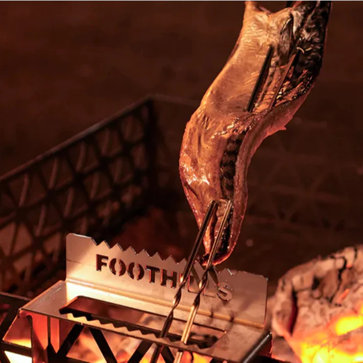 Foothills 焚火台烤串架 (單入)【綠色工場】多種焚火台可用 烤肉架 串燒架 304不鏽鋼 台灣製