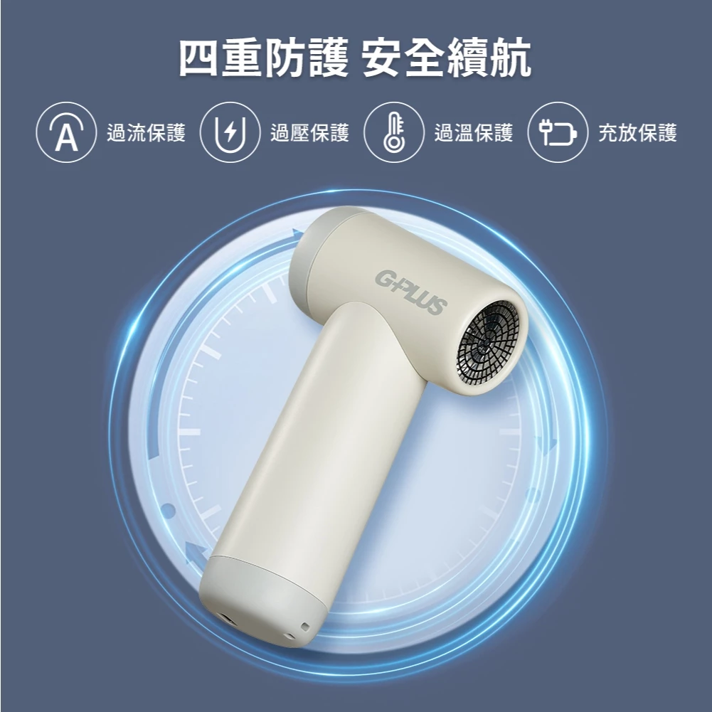 G-PLUS 拓勤 渦輪手持強力風扇【綠色工場】GP-SG001 隨行扇 迷你扇 充電風扇 露營風扇 口袋風扇