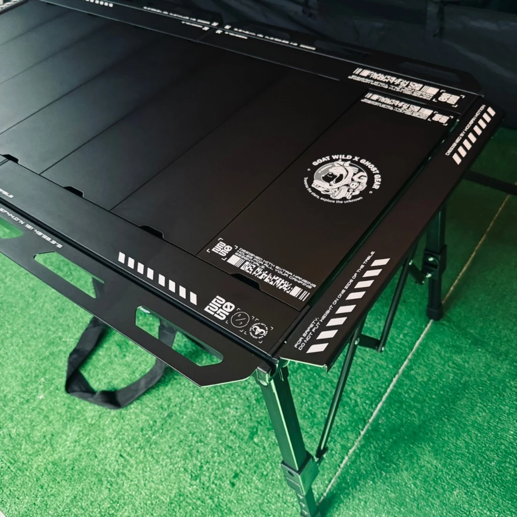 <早鳥限量優惠>GOAT 夜行3.5單元折疊戰術賽博風露營桌【綠色工場】IGT單元桌 黑化露營 戰術風格 廚房桌