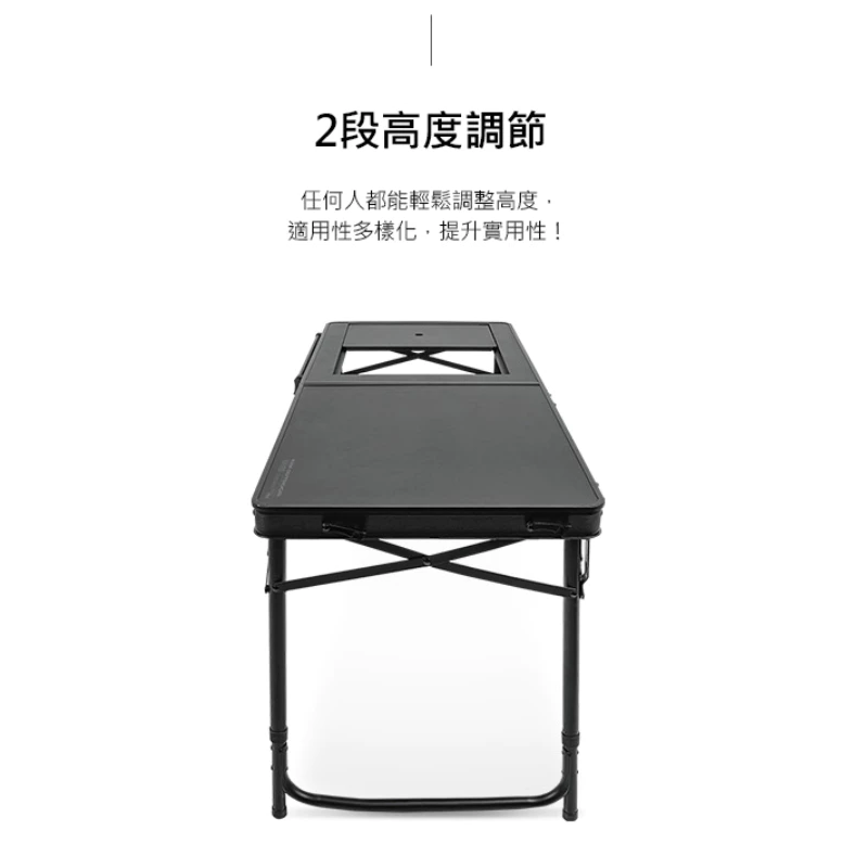 KZM 工業風單位廚房桌【綠色工場】IGT露營桌 折疊桌 便攜桌 鋼板桌 收納桌 附收納袋、一單位桌板 kazmi