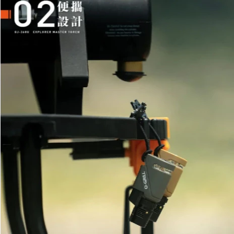 O-Grill GJ-200 安全防風打火機 沙綠2入組【綠色工場】打火機 1300°C藍色火焰 兩段式點火 台灣製