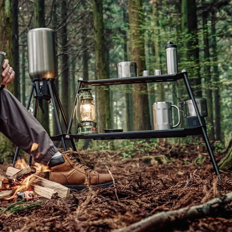 PILMOA 雙層置物架【綠色工場】置物層架 雙層架 鋁合金層架 層板架 層架 附收納袋 可拼接延伸