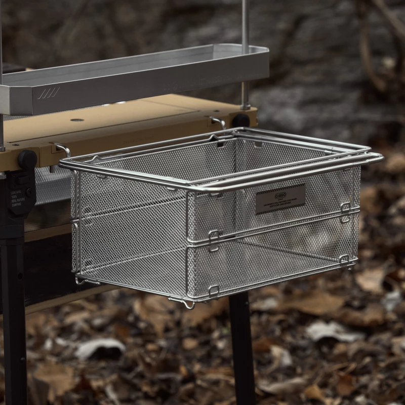 CARGO 1單位折疊網籃【綠色工場】IGT 一單位瀝水籃 摺疊籃 網籃 置物籃 置物盒 304不銹鋼