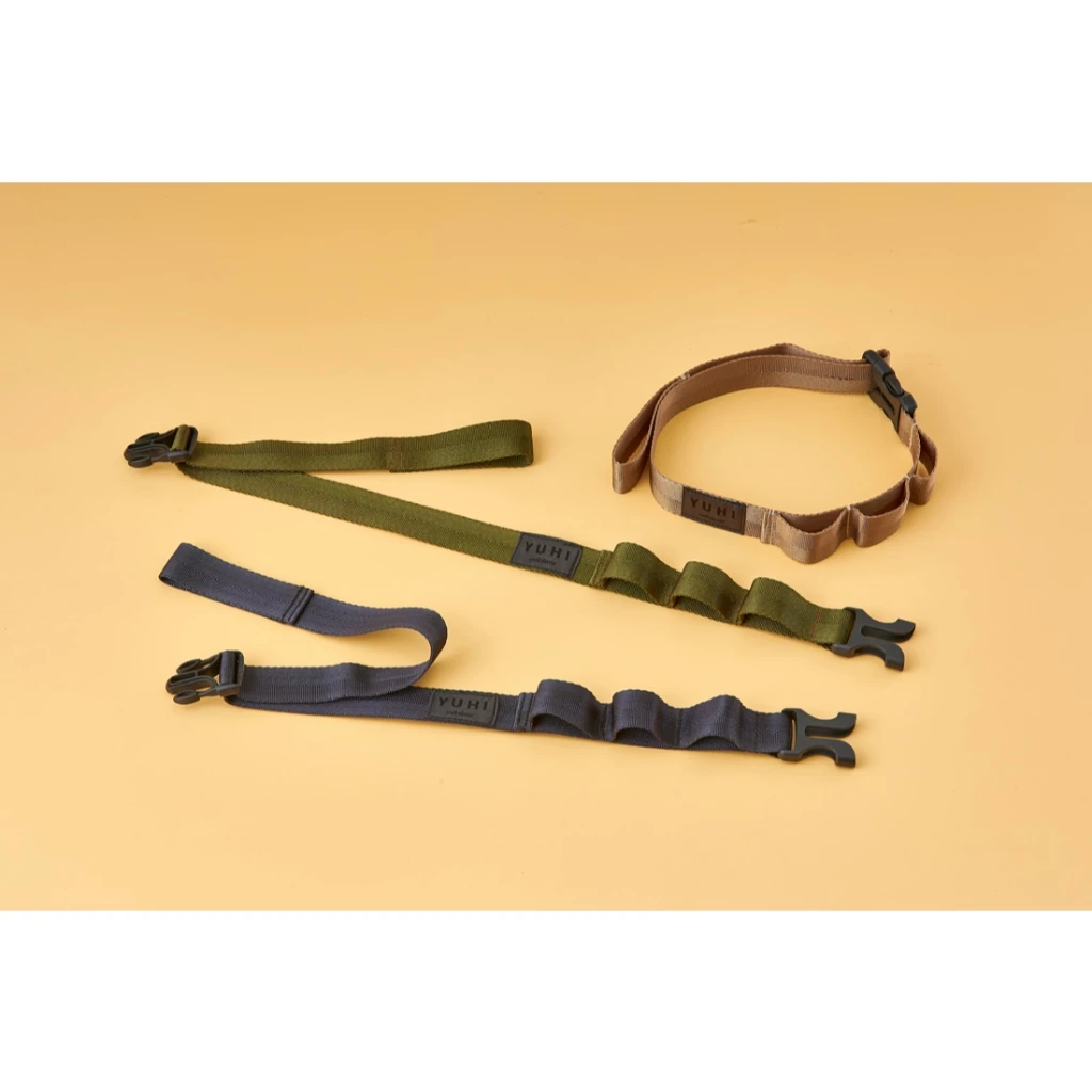 YUHI 氣柱綁帶【綠色工場】橙光 充氣帳專用 多功能綁帶 吊掛織帶 掛物織帶 吊掛繩 掛物繩 戰術織帶 黑色/軍綠/沙
