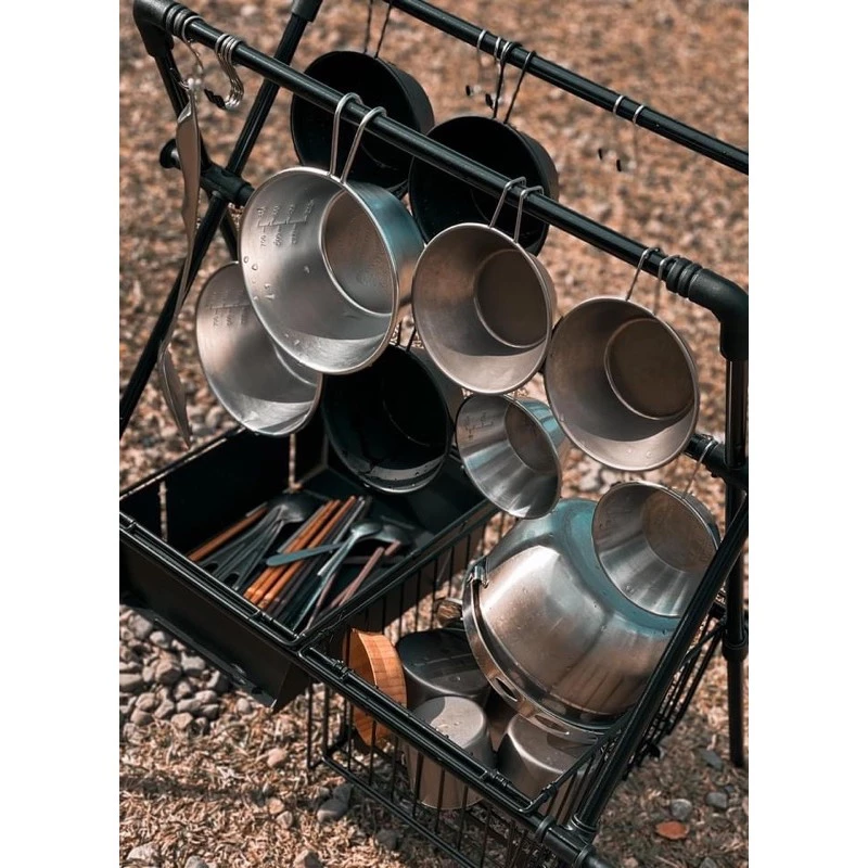 CampingBar 瀝水掛架 【綠色工場】IGT單位配件可放置 掛籃 置物籃 多用途吊掛架 置物架 A字架 吊衣架