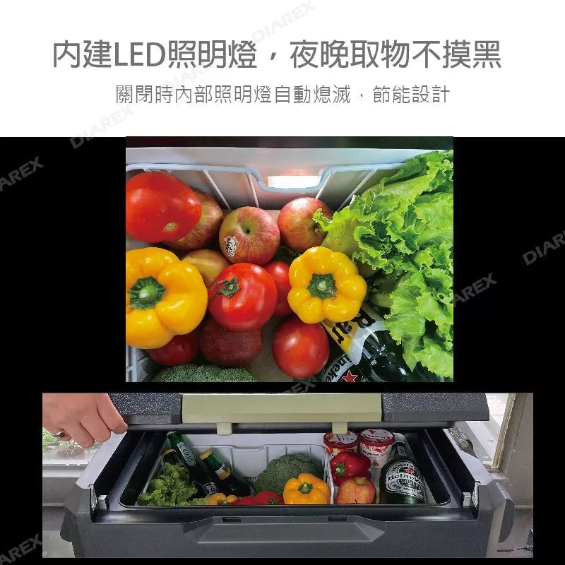 領航家 Pro Kamping 雙槽雙溫控行動冰箱 43L【綠色工場】車用冰箱 露營冰箱 德國壓縮機 5年保固 移動冰箱