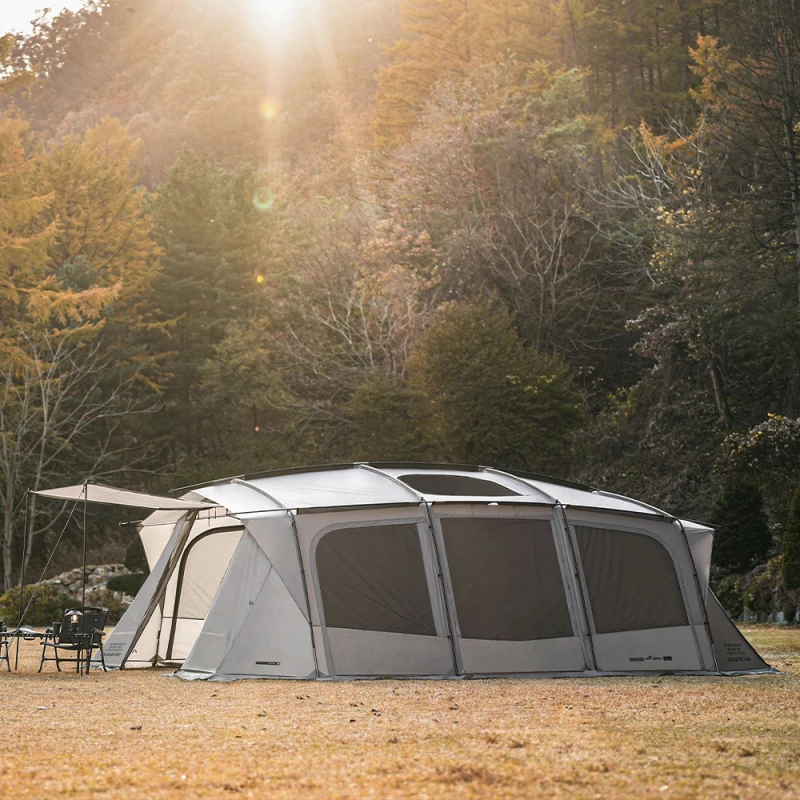 【綠色工場】KAZMI KZM ALBION 阿爾比豪華隧道帳 別墅帳 一房一廳 四季帳 5人帳 露營帳 家庭帳 隧道帳