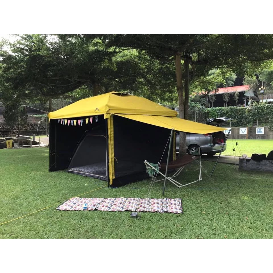 【綠色工場】 大黃蜂 綠巨人 黑膠客廳帳 露營帳 炊事帳 防疫篩檢帳 27秒帳 速搭帳 四季帳 黑膠帳
