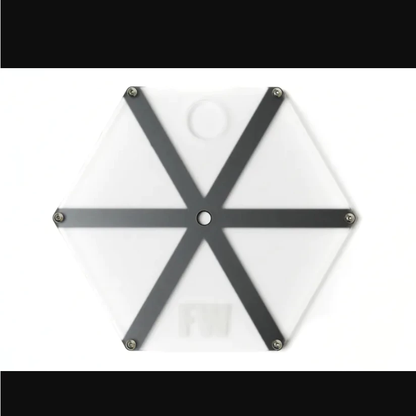 FIELD WORKS 鐵件系列 六角光板【綠色工場】Goal Zero專用 層板架 層架 黑鐵桌 IGT桌 一單位桌