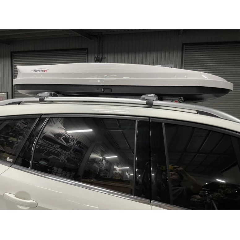 Overlook V3 雙系統/鑰匙車頂行李箱 【綠色工場】450L 雙開快拆夾具 車頂箱 車頂置物箱 行李箱 車頂漢堡