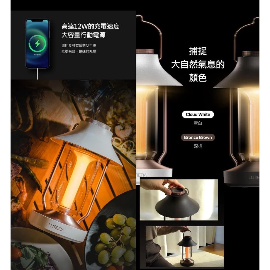 【綠色工場】 LUMENA N9 古典美學LED氣氛燈 吊燈 桌燈 露營燈 LED燈 露營美學 露營照明