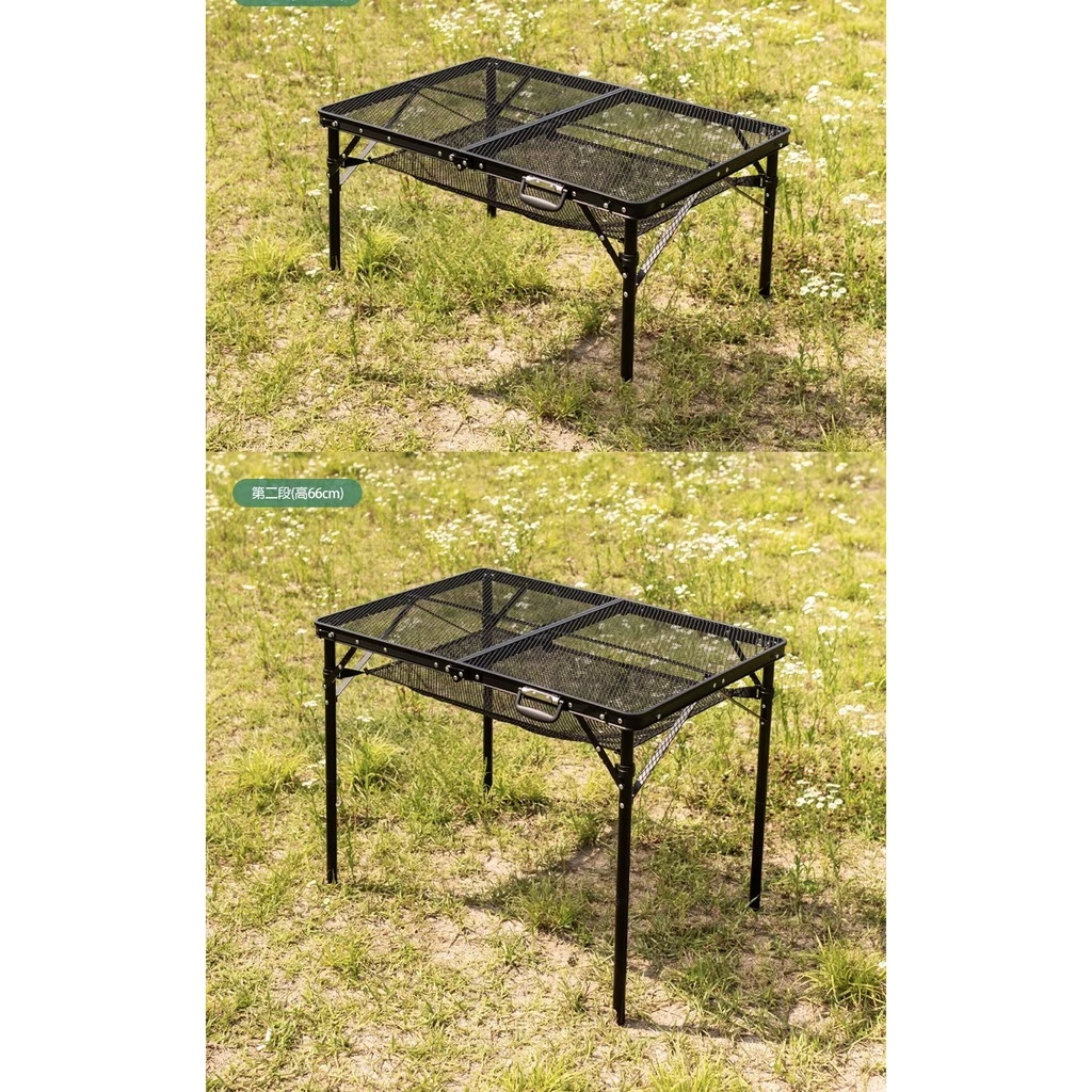 【綠色工場】KAZMI KZM IMS鋼網折疊桌含收納袋 (K20T3U003) 摺疊桌 收納桌 露營桌 行動廚房 折桌