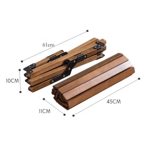 櫸木蛋捲桌【綠色工場】 蛋卷桌 62CM 附提袋 露營桌 摺疊桌 實木桌 舉木桌 露營美學 櫸木/黑胡桃