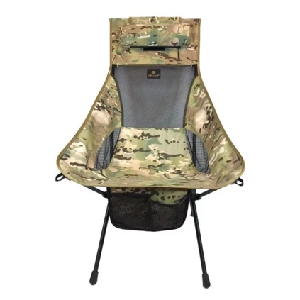 【綠色工場】OWL CAMP 舒適高背椅 露營折疊椅 便攜椅 摺疊椅 月亮椅 收納椅 登山椅 野營椅 變形蟲椅 露營