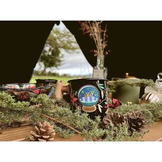 【綠色工場】聖誕節限定 Truvii 聖誕琺瑯杯 感溫變色杯 馬克杯 聖誕節 交換禮物 水杯 飲料杯 露營