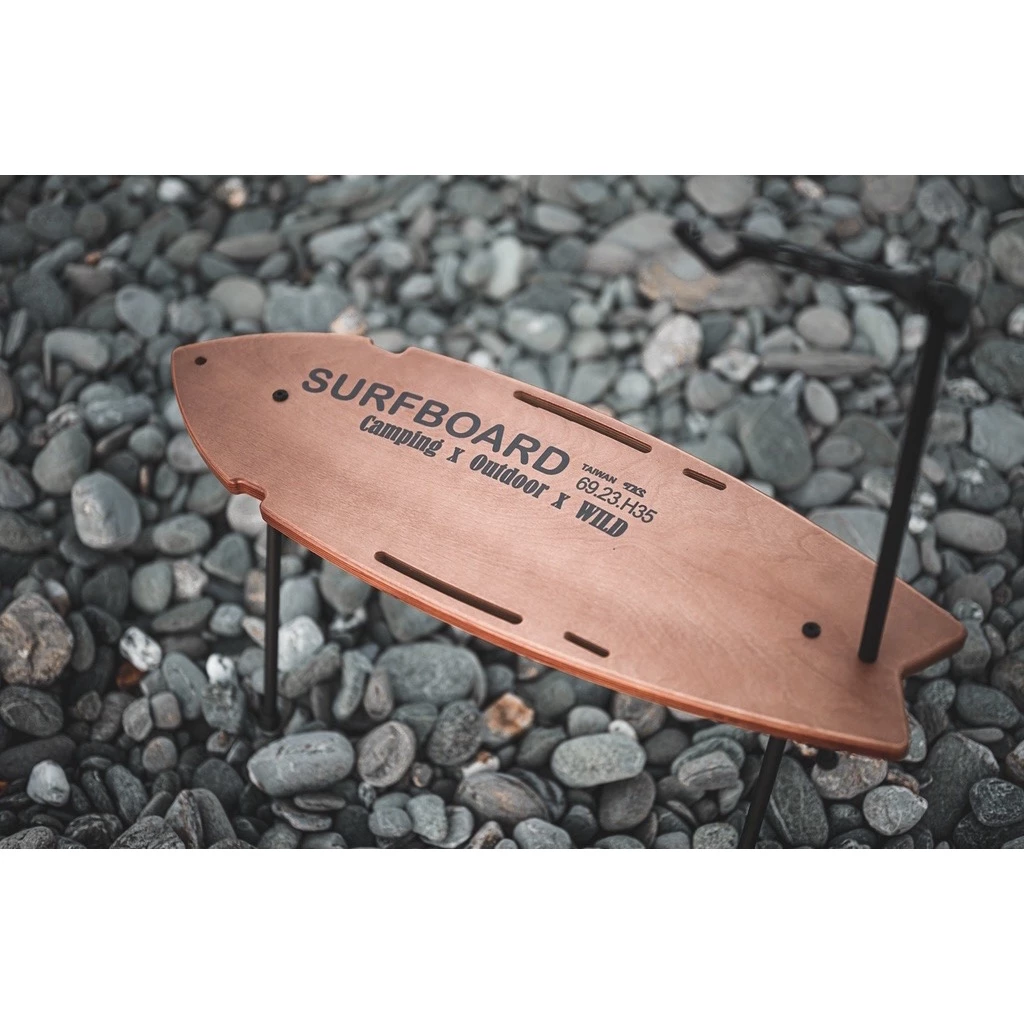 【綠色工場】TKS 浪潮桌板 ~個性木風桌~浪板桌 便攜式桌 木桌 收納桌 樺木桌 露營桌 小邊桌 小茶几 戶外桌