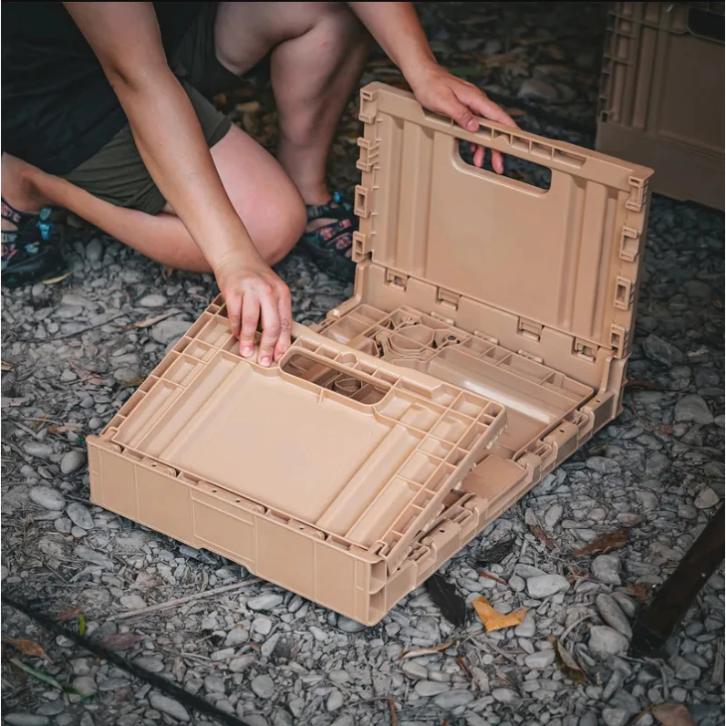 CampingBar 狂派箱 50L 第二件半價 韓國製【綠色工場】<早鳥優惠> 收納箱 側開收納箱 摺疊 露營 戶外箱