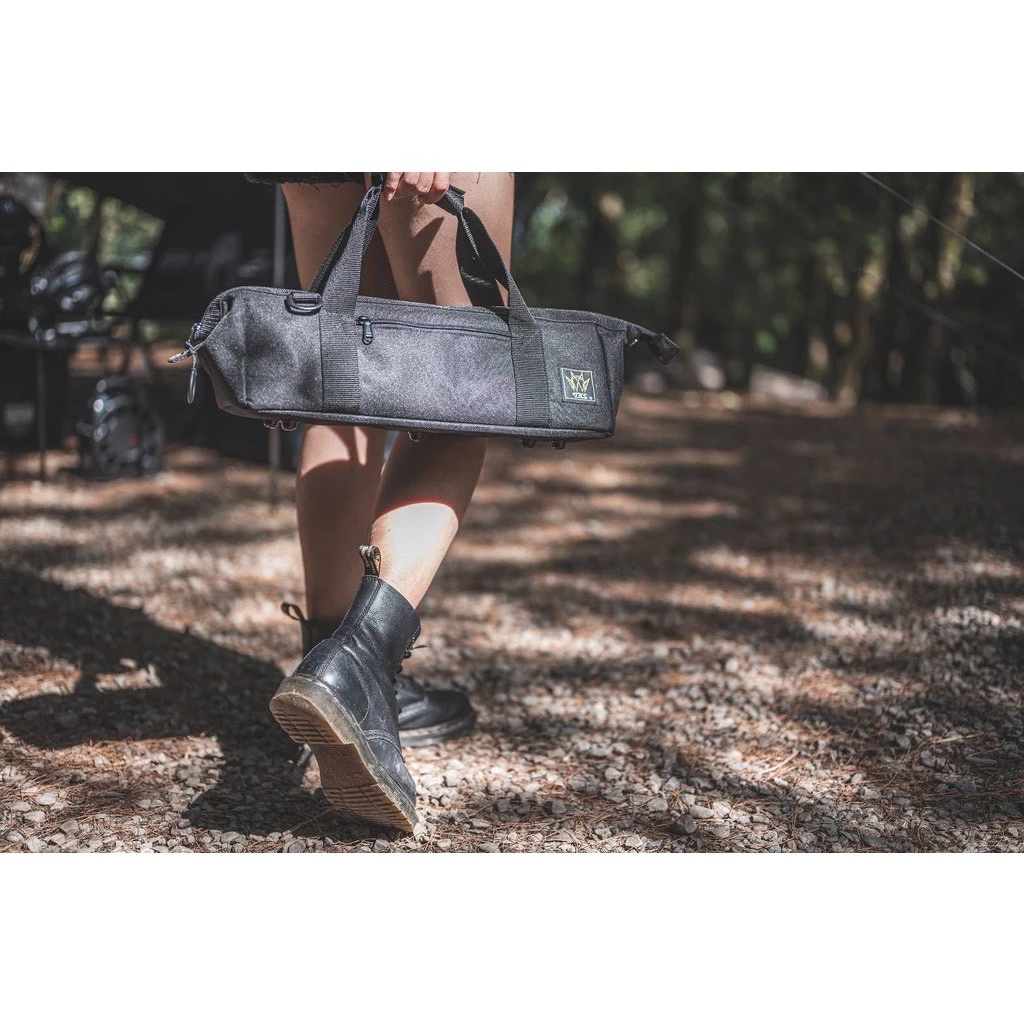 TKS 黑潮工具袋 黑/沙色 【綠色工場】收納工具袋 收納袋 裝備袋 營釘袋 手提袋 萬用收納袋 露營 野營