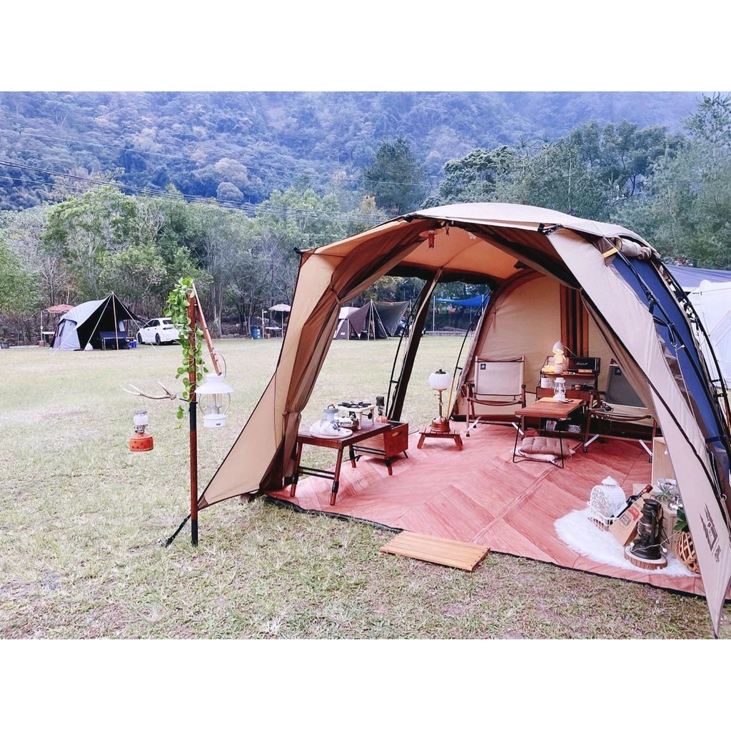 【綠色工場】 Campanimal 特殊色魚骨木紋 地墊 野餐墊 防潮地布 防水墊 帳篷內墊 內地墊 露營地墊