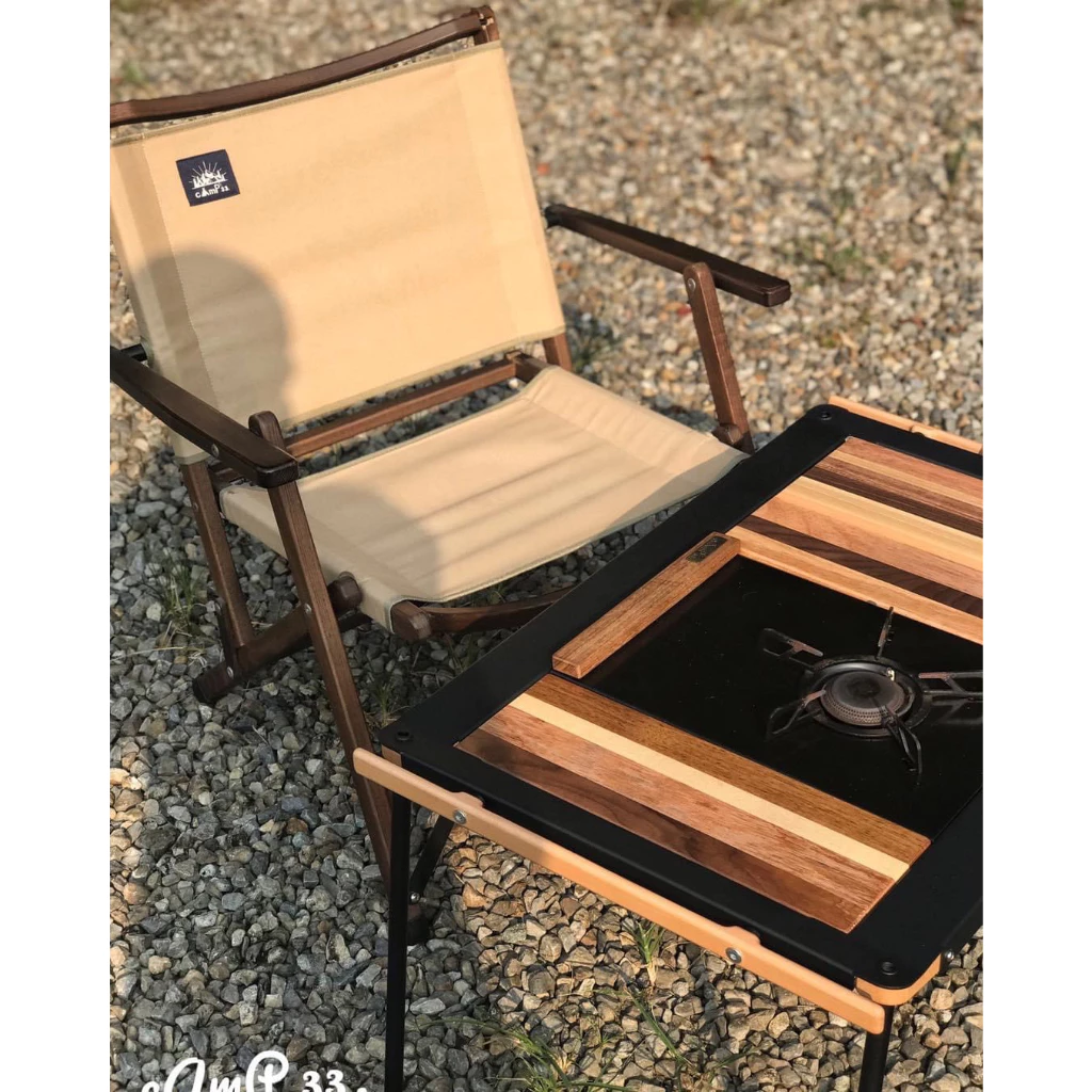 【綠色工場】cAmP33 經典工業風AIR桌單位木桌 實木桌 多功能桌 IGT 露營木桌 收納桌 摺疊桌 台灣製