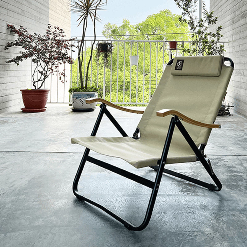 【綠色工場】TiiTENT 黑洞椅/黑洞BLACK HOLE 竹把手休閒椅 露營折疊椅