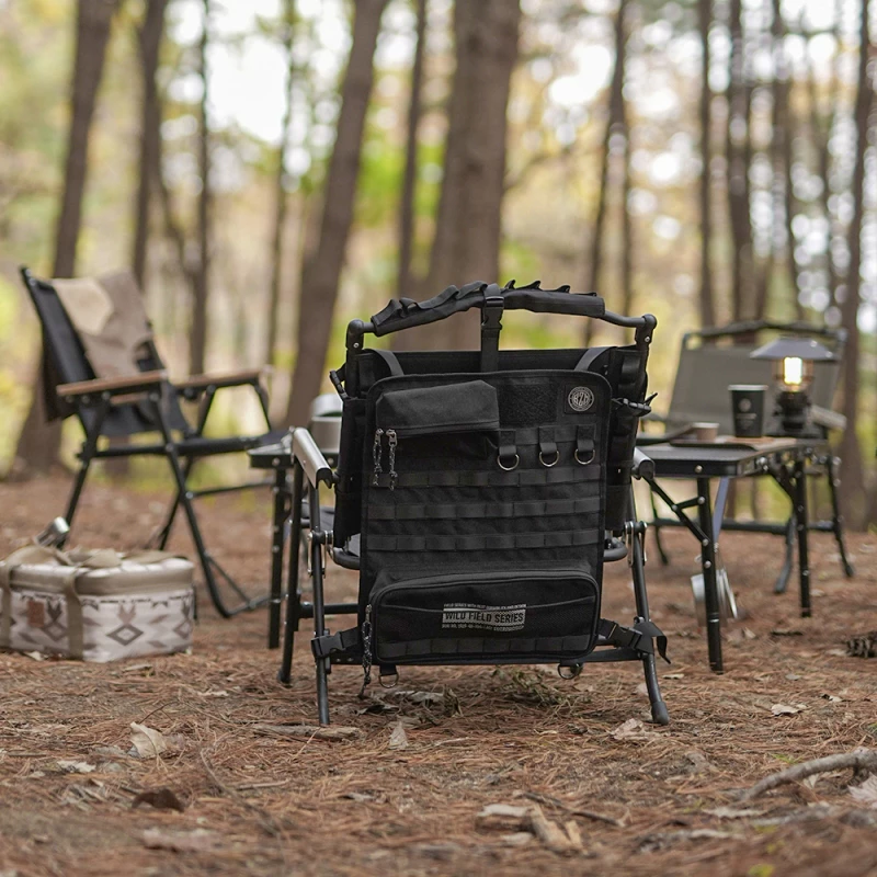 【綠色工場】KAZMI KZM 工業風椅背置物袋 掛物袋 側掛袋 軍風置物袋 軍綠/黑色