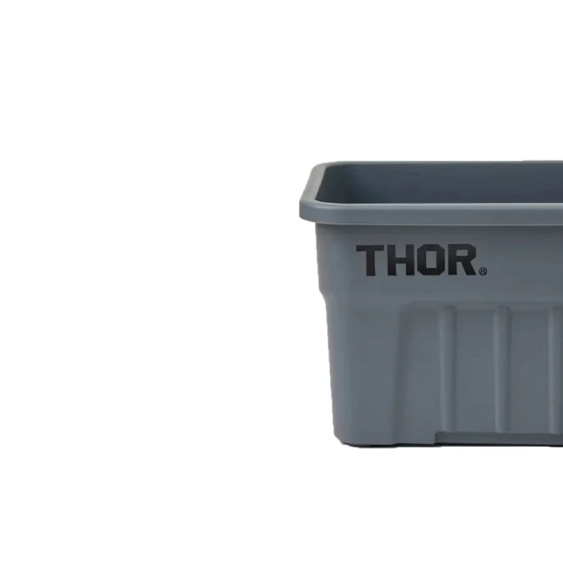 THOR 日本限定 Large Totes With Lid 22L 多功能層疊方形收納箱【綠色工場】收納箱 置物箱