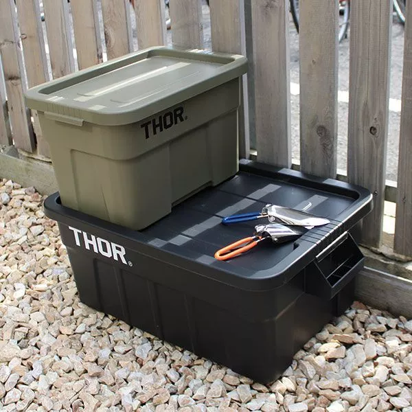 日本限定 Thor Large Totes With Lid 75L 多功能層疊方形收納箱【綠色工場】收納箱 置物箱