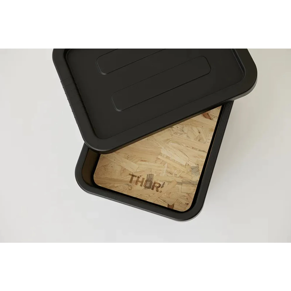 THOR 黑化/木質感桌板 22/53/75L專用 【綠色工場】索爾箱專用木板 OSB合成纖維木板 防潑水 實木桌板
