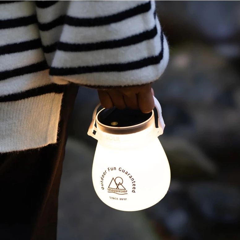 5050WORKSHOP 太陽能燈籠【綠色工場】小夜燈 手提燈 帳內燈 防水 太陽能充電 SOLR LANTERN