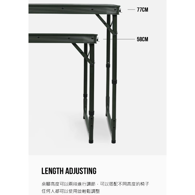 KAZMI KZM 工業風行動廚房【綠色工場】餐廚桌 摺疊行動廚房 露營桌 烹煮炊事 鋁合金/鋼網桌 收納桌 附收納袋