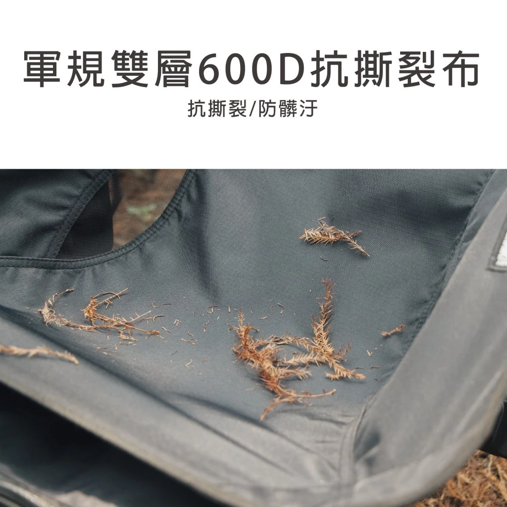 野樂 高背太空躺椅【綠色工場】CAMPING ACE 黑森系列 輕量戰術高腳椅 戰術椅 多段可調整 附收納袋