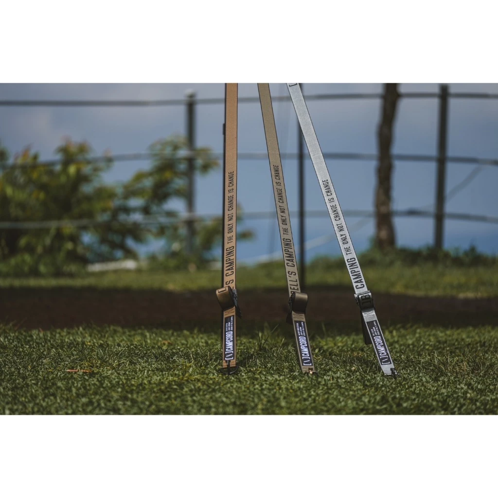 CAMPCORD 戰術營繩 2入【綠色工場】 貝爾風格露營 可調營繩 扁營繩 風格營繩 營繩 露營 戶外 野營