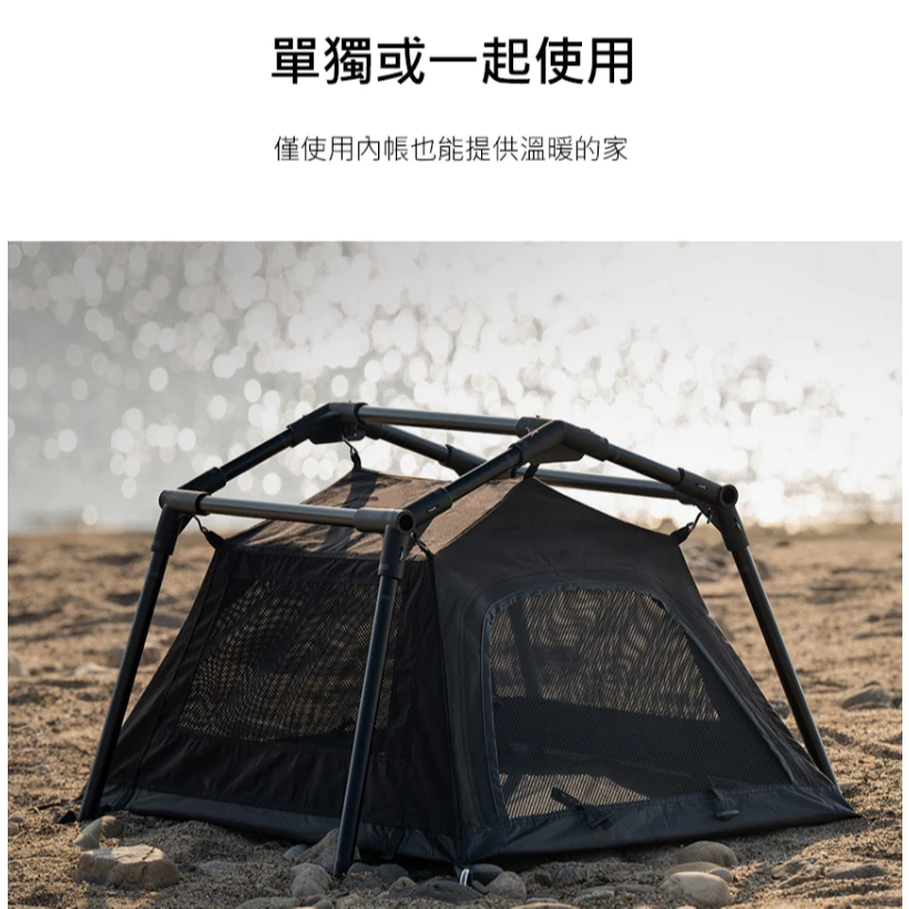 KZM 迷你奧斯卡寵物帳【綠色工場】KAZMI 毛小孩專用 寵物睡帳 寶貝帳 寵物帳 遊戲帳 露營小帳篷 黑色/軍綠