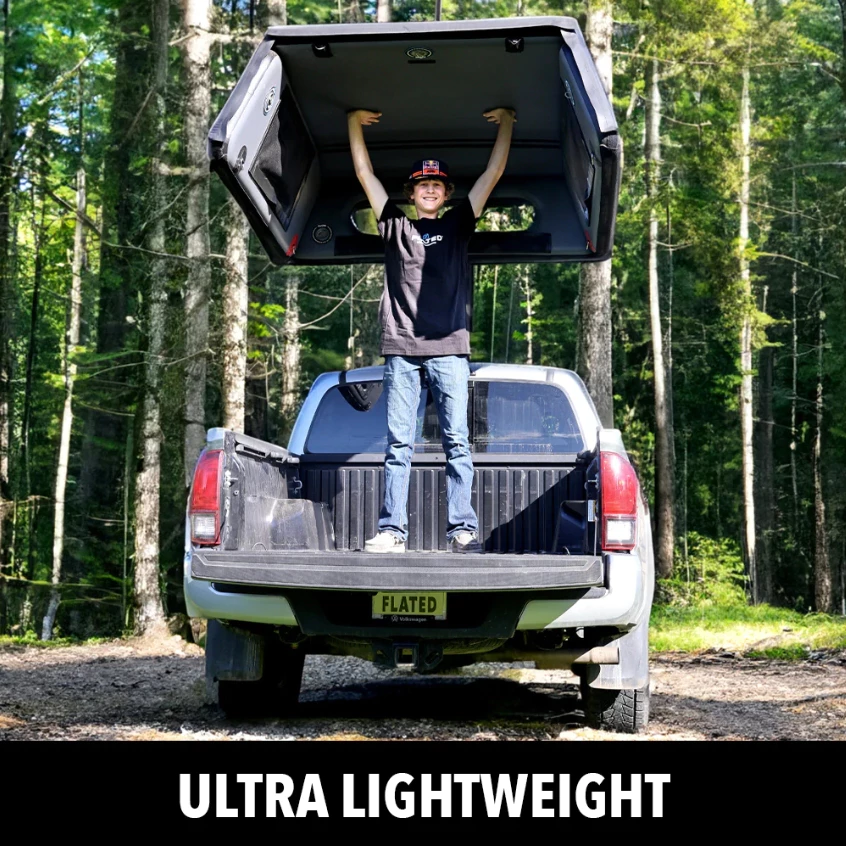 FLATED Air-CAP 充氣高蓋 5'Sm 平頂【綠色工場】 Hilux/Ranger 皮卡後斗蓋 皮卡改裝