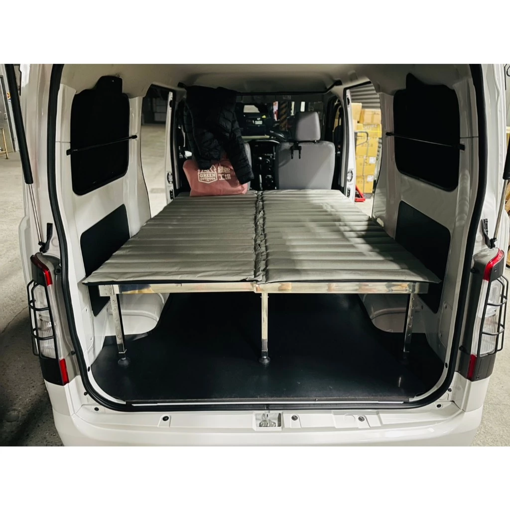 多功能不鏽鋼摺疊伸縮床架【綠色工場】車宿床架 露營床架 折疊床架 平整化床架 車泊床架 車內床架