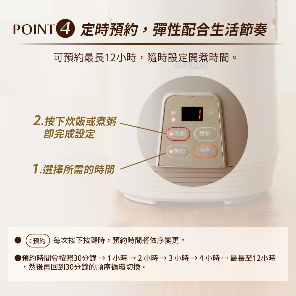 G-Plus GPmini 日和鍋 多功能微電腦電子鍋【綠色工場】GP-ERC001 電鍋 飯鍋 煮飯鍋 迷你電鍋