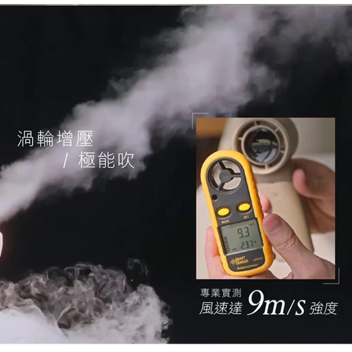 極野家886+ 極速手持風扇【綠色工場】隨行風扇 無線風扇 迷你風扇 充電風扇 隨行扇 智能顯示 100段位風速 附掛繩