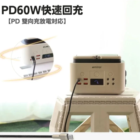 Emirai EMR310儲能小瓦力【綠色工場】行動電源 儲能電源 移動電源 行動電站 儲能電站 磷酸鋰鐵電池 總代理貨