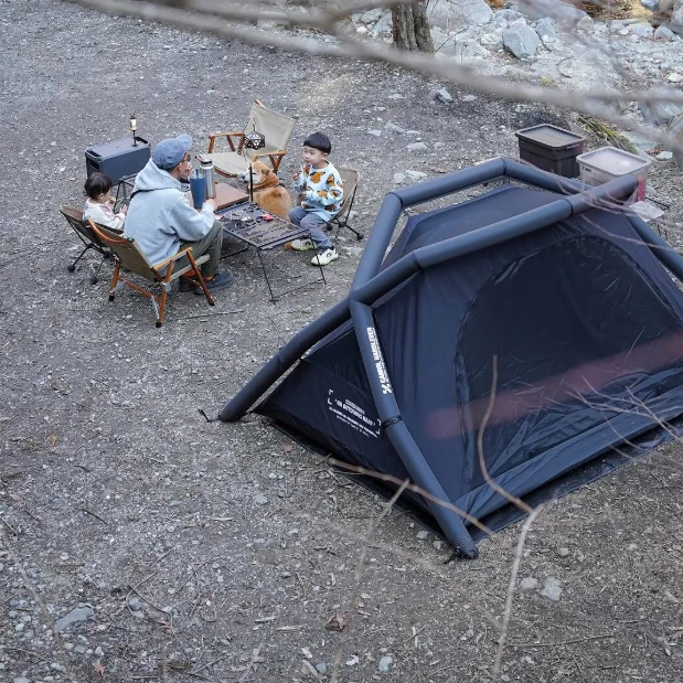 CAMVIL GODONG AIR 充氣田螺帳 2P【綠色工場】露營帳篷 充氣帳 4人帳篷 TC棉帳篷 氣柱帳