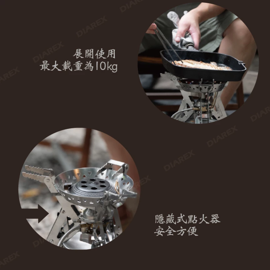 PRO KAMPING 領航家 暴焱爐【綠色工場】高山爐 瓦斯爐 快速爐 露營爐具 火爐 炊事爐 附收納盒