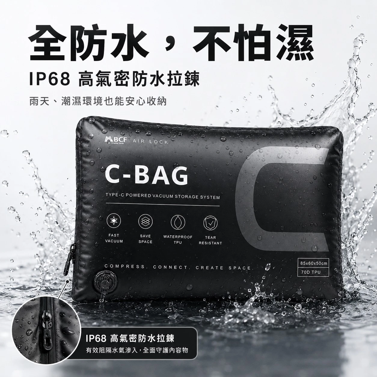 <首批早鳥優惠價>【MBCF 露營狂】C空袋 M/L