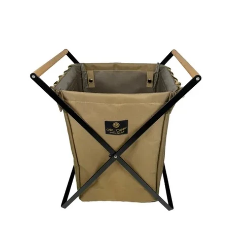 【綠色工場】OWL CAMP BASK 置物籃 垃圾桶 露營收納架 露營收納 作用為零食收納架、玩具置物籃、衣服分類籃