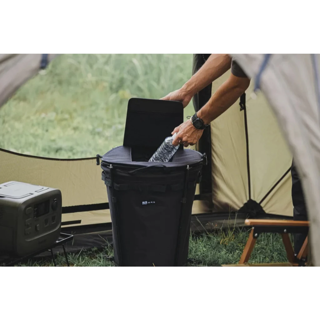 WAQ 多功能垃圾桶【綠色工場】收納桶 置物桶 收濕帳桶 洗衣桶 多功能摺疊桶 防水磁吸 Trash Box