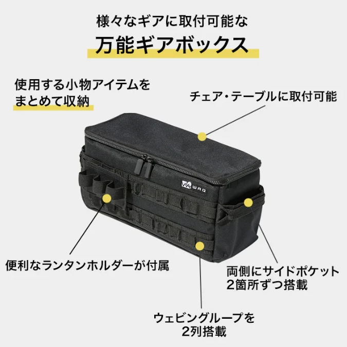 WAQ 防撞收納包【綠色工場】 多功能收納袋 SIDE GEAR BOX 置物袋 戰術收納 椅側邊袋 軍風風格