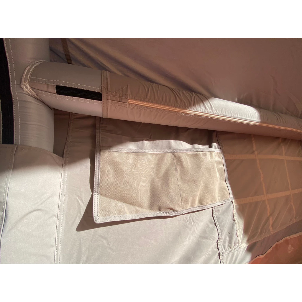 【綠色工場】YAKIMA 戶外充氣帳 棉布充氣帳 加厚棉布充氣帳篷 充氣帳篷 科技棉 紗窗 露營 打氣帳 (附打氣筒)